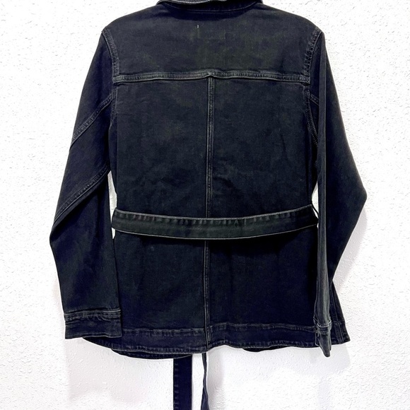 Old Navy Black Jean Jacket‎ Classic Denim Style L - Picture 8 of 8